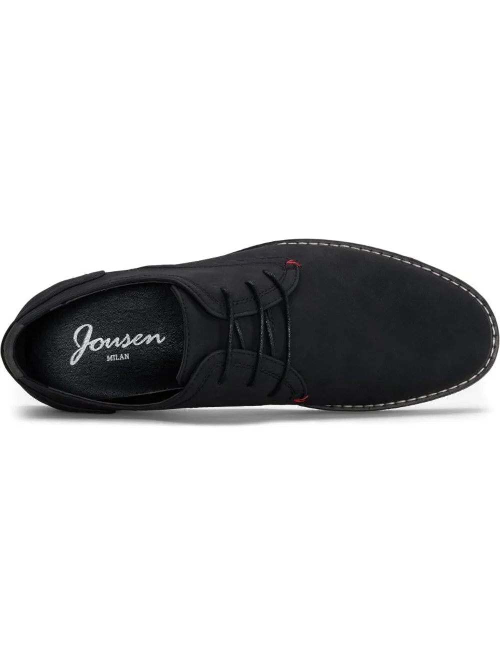 Men's Suede Black Breathable Upper Lace Up Retro Business Classic Oxford Shoes